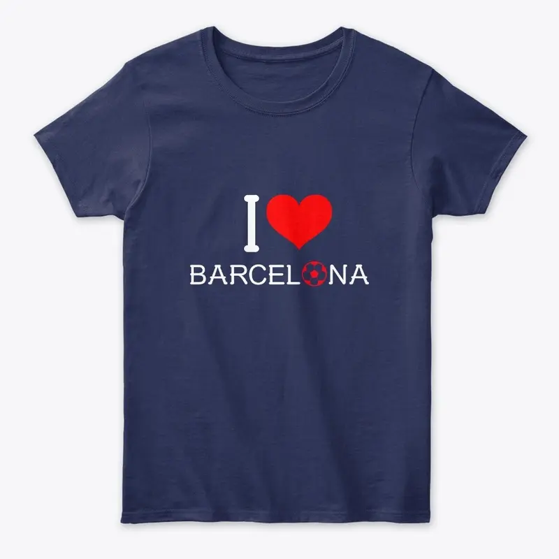 Barcelona Love / white / red