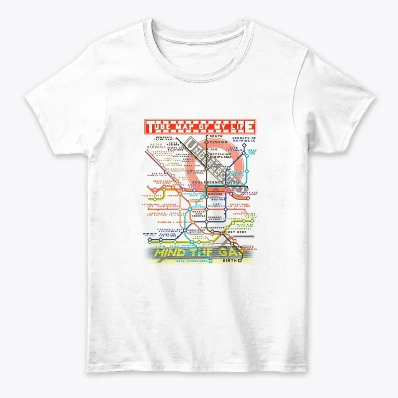 London Tube Map of My Life T-Shirt 